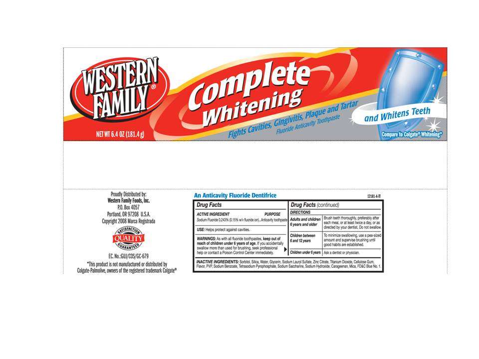 Western Family Complete Whitening